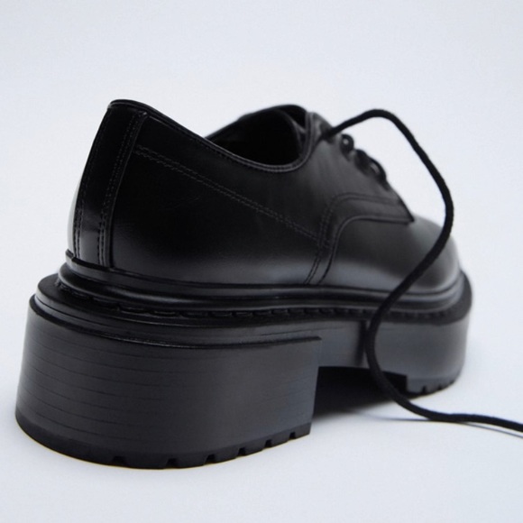 Zara  low Heeled lug sole shoes - Picture 6 of 11